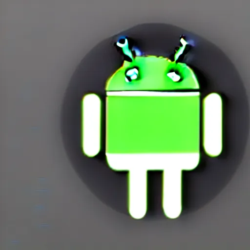 Image similar to android as apple logo