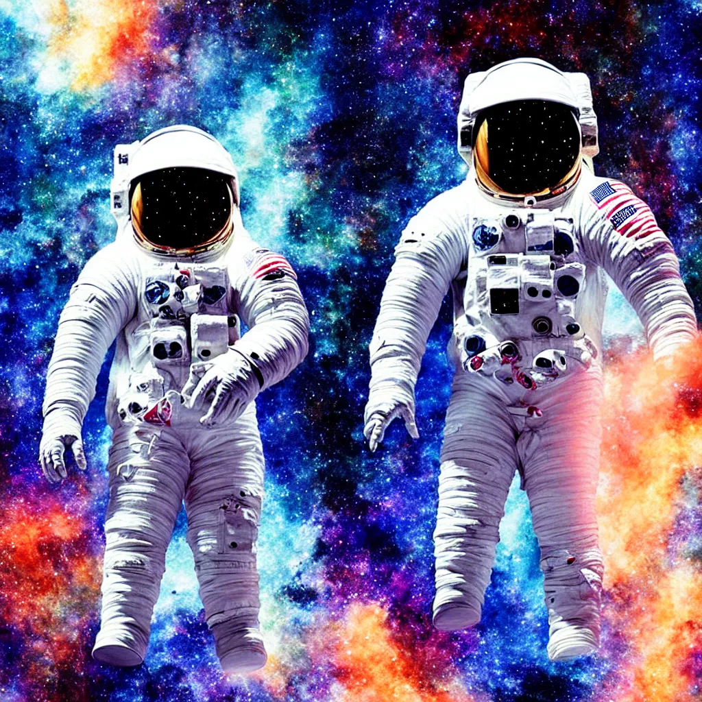 Prompt: astronaut suit, in deep dark cosmos portrait watercolor dramatic lighting cinematic establishing shot extremely high detail foto