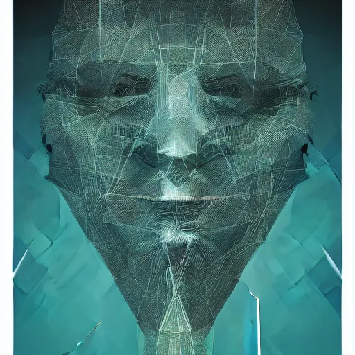 Image similar to in Ash Thorp behance style