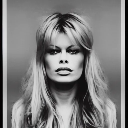 Image similar to stunning symmetrical portrait of beautiful smiling brigitte bardot in front of a tall synthesizer music studio, high contrast grainy blank and white photography print ilford warm tone, huge modular synthesizer moog