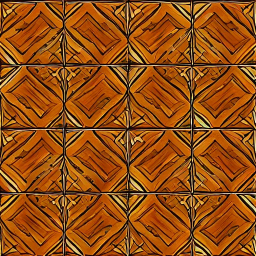 Image similar to digital hand painted wood tiles texture with perfect details, symmetry, digital art