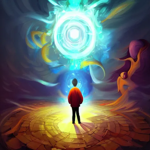 Image similar to a powerful psychic man emitting psychic powers, by cyril rolando,