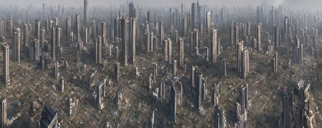 Image similar to Mumbai city in 2050, by Marvel Studios, 8K, Trending on Artstation, matte painting,