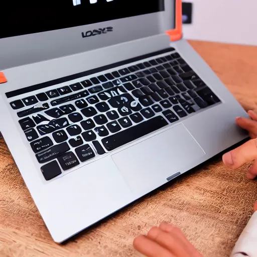 Image similar to laptop with hands that type on itself