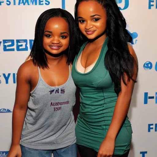 Image similar to kyla pratt meets lionei messi, accurately detailed