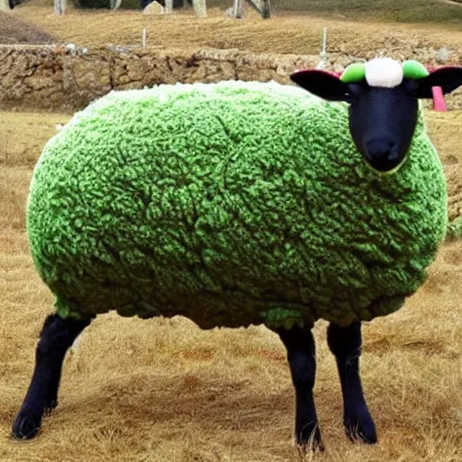 Prompt: a melon sheep