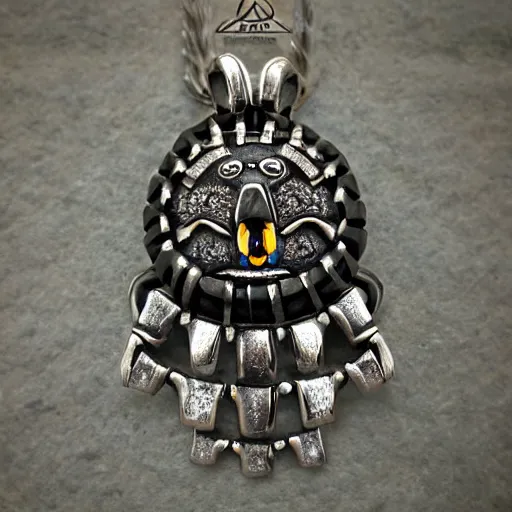 Prompt: jewelry inspired by the Haida Gwaii bear spirit, high detail, product photo