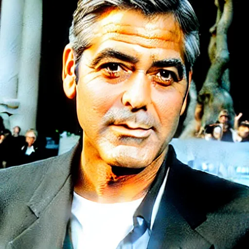 Prompt: george clooney by bernini