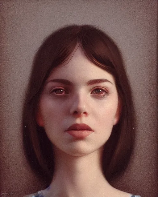 Image similar to a highly realistic, true to life portrait of a young woman, sharp focus, by ilya kuvshinov, by wlop, by tom bagshaw, trending on artstation, cinematic lighting, hyper realism, octane render, 8 k, hyper detailed.