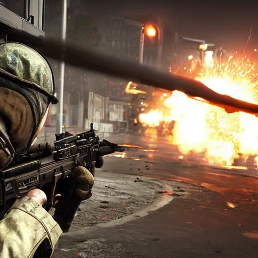 Prompt: battlefield 4 in vienna, austria, in game screenshot