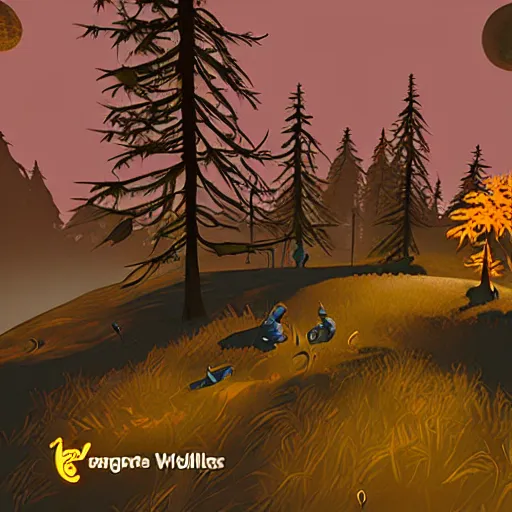 Image similar to Outer Wilds screenshot, night