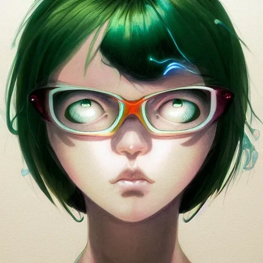 Image similar to prompt : jade lightning portrait soft light painted by james jean and katsuhiro otomo and erik jones, inspired by evangeleon anime, smooth face feature, intricate oil painting, high detail illustration, sharp high detail, manga and anime 1 9 9 9