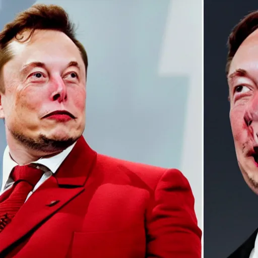 Prompt: Elon musk as Adolf Hitler