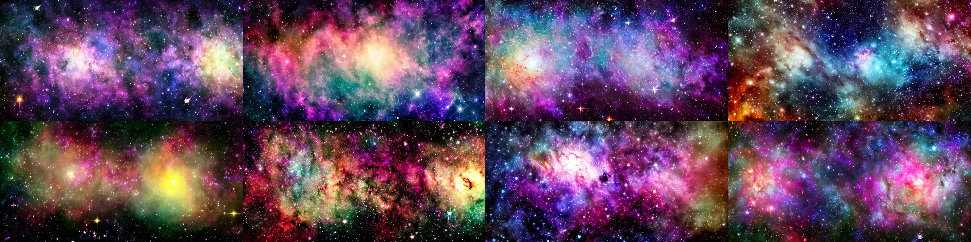 Prompt: stars, galaxy, milkyway, hubble photo, zodiac sign, single microfon, realistic photo, big nebula as clover, genetic, night, hyper realistic, detailed