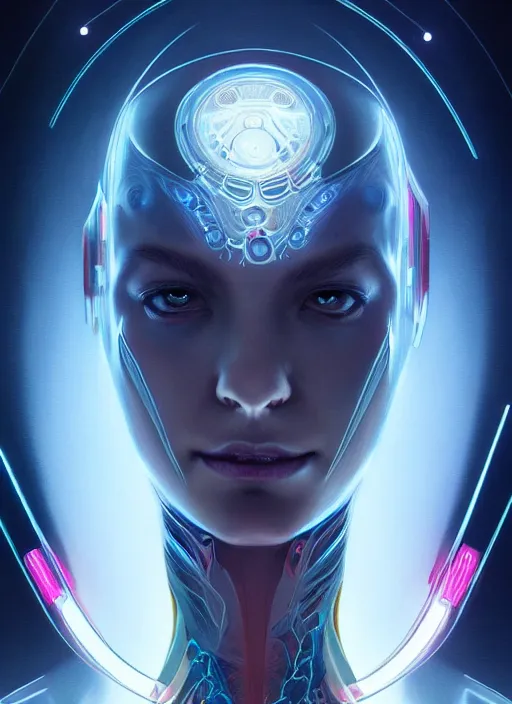 Image similar to symmetry!! water, portrait of three legged alien hybrid, tech wear, scifi, glowing lights!! intricate elegant, highly detailed, digital painting, artstation, concept art, smooth, sharp focus, illustration, art by artgerm and greg rutkowski and alphonse mucha water