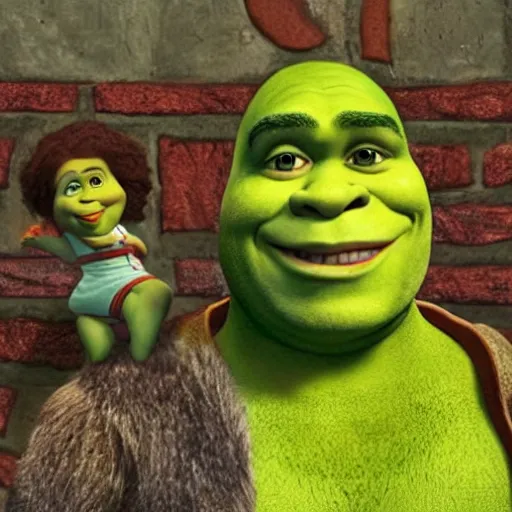 Image similar to shrek lgtbq