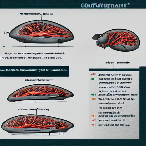 Prompt: Anatomical description of a computer mouse