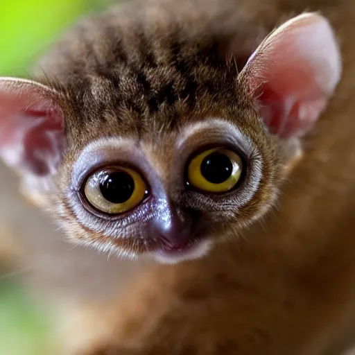 Prompt: Tarsier Kitten