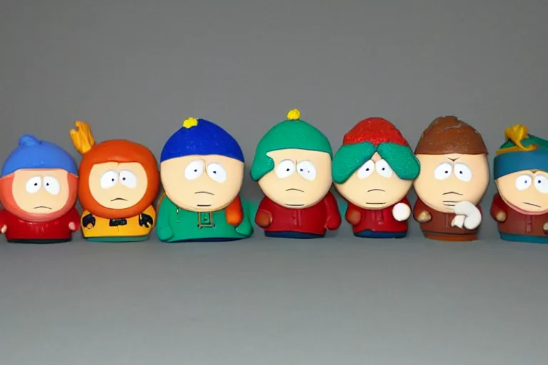 Image similar to Southpark in claymotion