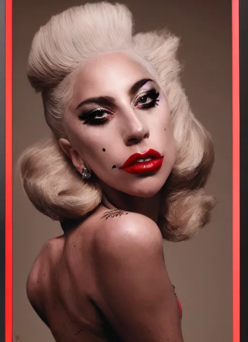 Image similar to lady gaga by nick knight, born this way, born this way album, red weapon 8 k s 3 5, cooke anamorphic / i lenses, highly detailed, cinematic lighting