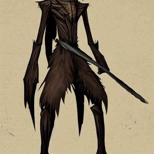 Image similar to tall skinny lanky dnd bugbear