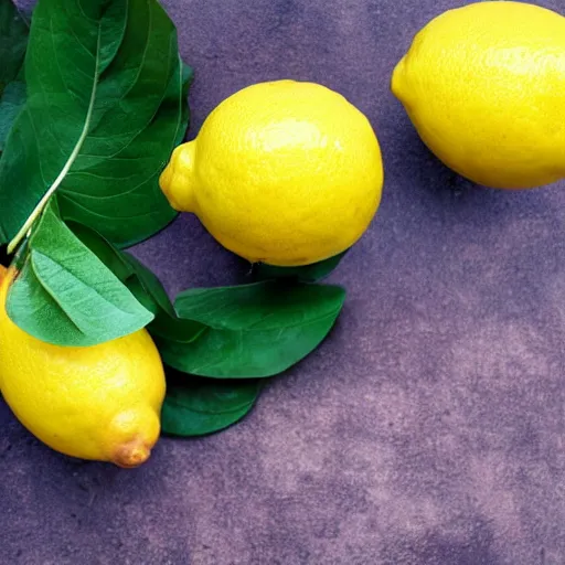 Prompt: lemons designed like a grenade imprints in the lemon