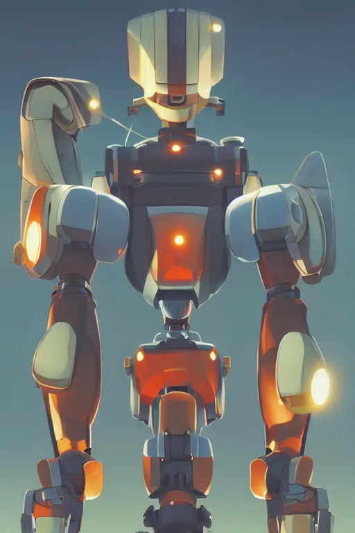 Image similar to metabots medabots medarotto medarot robot minimalist comics, behance hd by jesper ejsing, by rhads, makoto shinkai and lois van baarle, ilya kuvshinov, rossdraws global illumination ray tracing hdr radiating a glowing aura