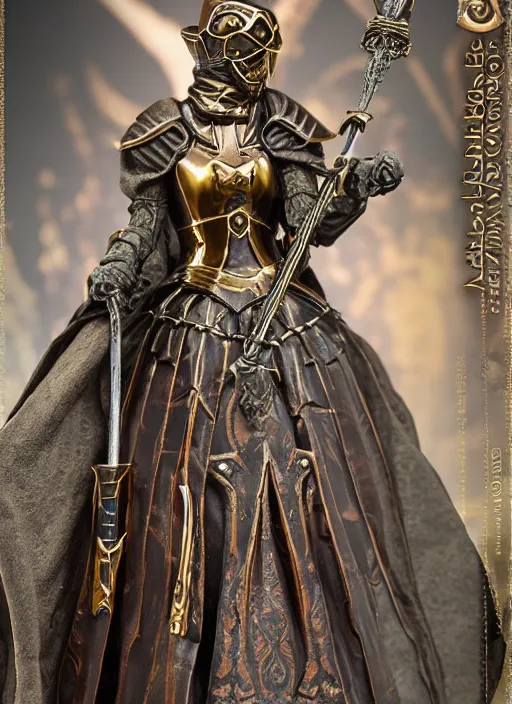 Image similar to 80mm, resin detailed model figure of Alchemy Imperial Princess knight gothic bronze