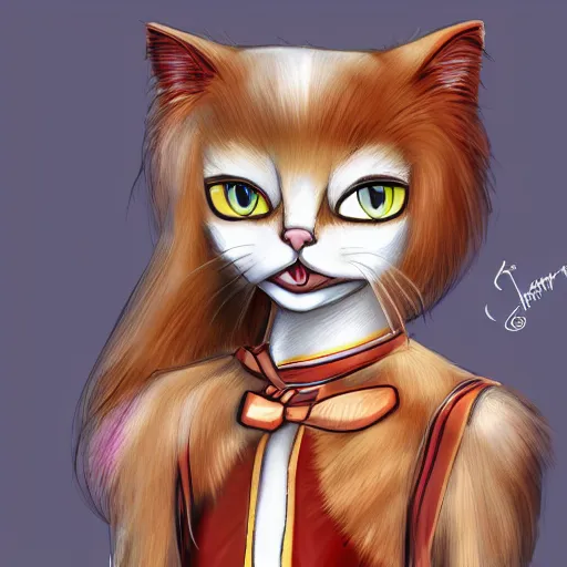 Image similar to graphic, hyperreal, portraiture illustration of a anthropomorphic beautiful ragdoll cat in different marvel cosplay clothes, smiling, digital painting