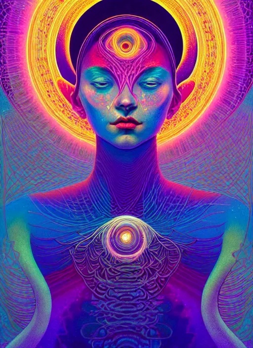 symmetry!! stunning portrait of inanna, cosmic goddess | Stable ...