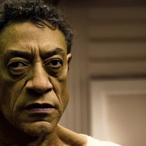 Image similar to Giancarlo Esposito as the Hulk