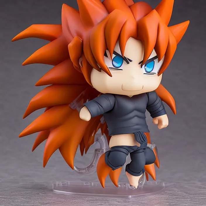 Prompt: eldritch abomination Son Goku, imsorryjon, An anime Nendoroid of Son Goku, figurine, detailed product photo