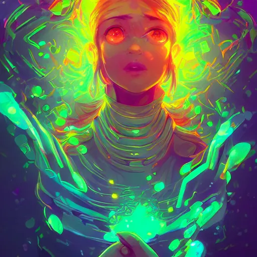 Image similar to skill magic deepdream radiating a glowing aura stuff loot legends stylized digital illustration video game icon artstation lois van baarle, ilya kuvshinov, rossdraws,