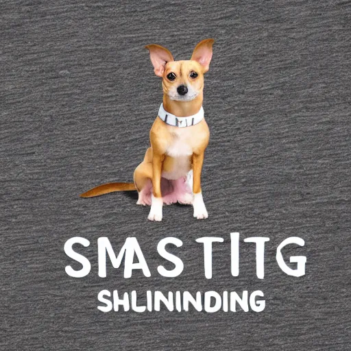 Image similar to small dog sitting, logo