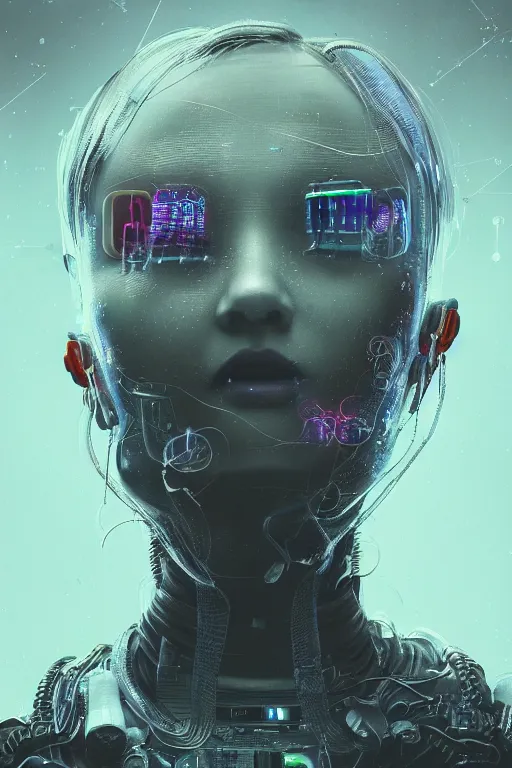 Image similar to hyperrealistic portrait of a woman monster astronaut, full body portrait, well lit, intricate abstract. cyberpunk, intricate artwork, by Tooth Wu, wlop, beeple. octane render,in the style of Jin Kagetsu, James Jean and wlop, highly detailed, sharp focus, intricate concept art, digital painting, ambient lighting, 4k, artstation