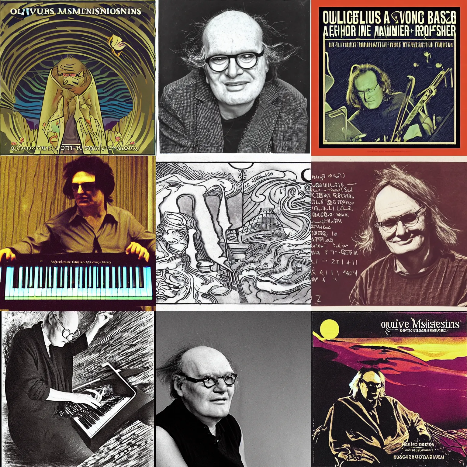 Prompt: olivier messiaen prog rock bad