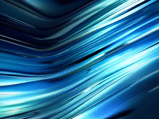 Image similar to hd wallpaper for desktop computers, abstract painting, deep blue color scheme, futuresynth design, glowing, 4 k