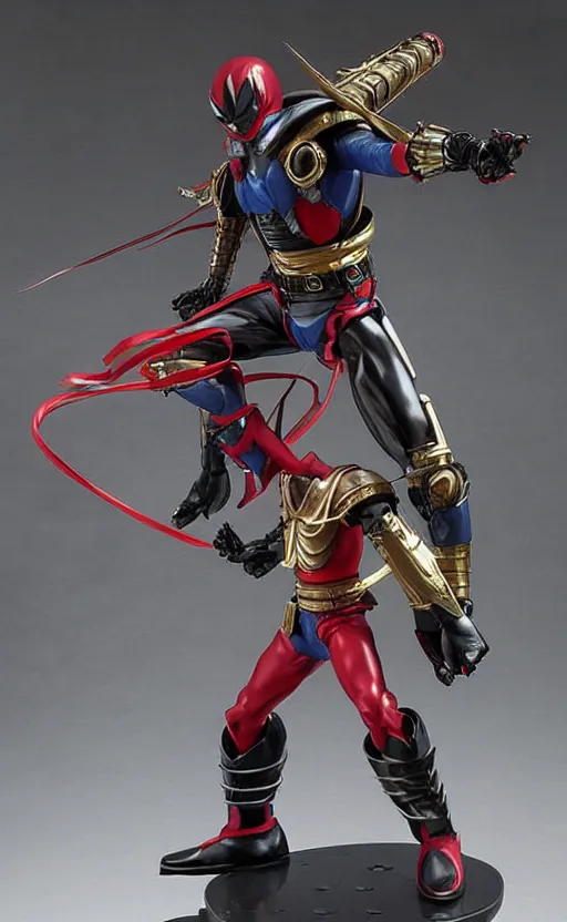 Image similar to tokusatsu hakaider sculpture by takayuki takeya