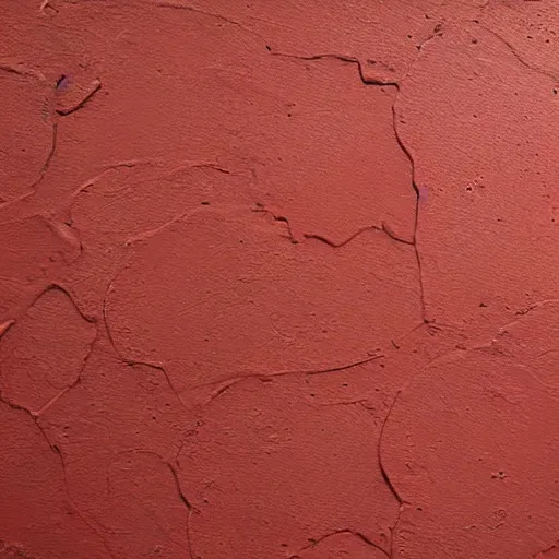 Prompt: a texture of an old red plaster wall by studio ghibli, hand painted, oil painted, high detail