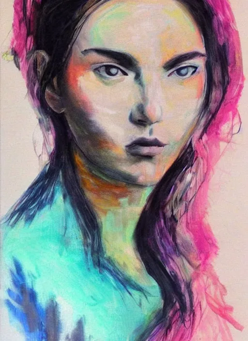 Image similar to Masterpiece. Female face portrait. reddit.com/r/Art/top/?sort=top&t=all