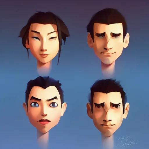 Image similar to face icon stylized minimalist nintendo, loftis, cory behance hd by jesper ejsing, by rhads, makoto shinkai and lois van baarle, ilya kuvshinov, rossdraws global illumination