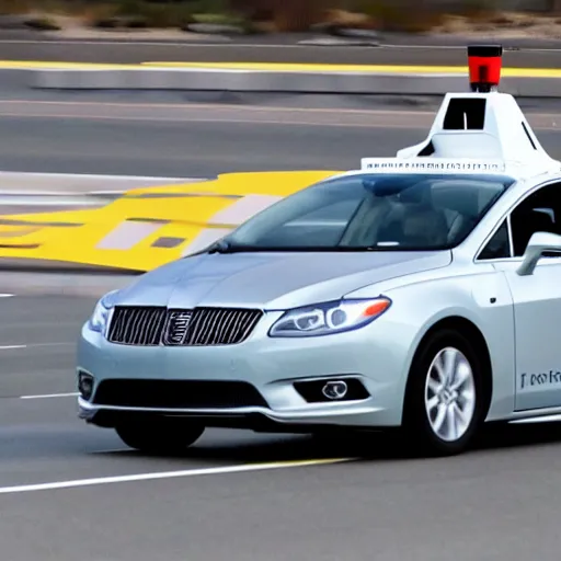 Prompt: The subjective experience of an self-driving car, in the moment before impact