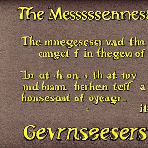 Prompt: the messengers of the messenger of the messenger of god