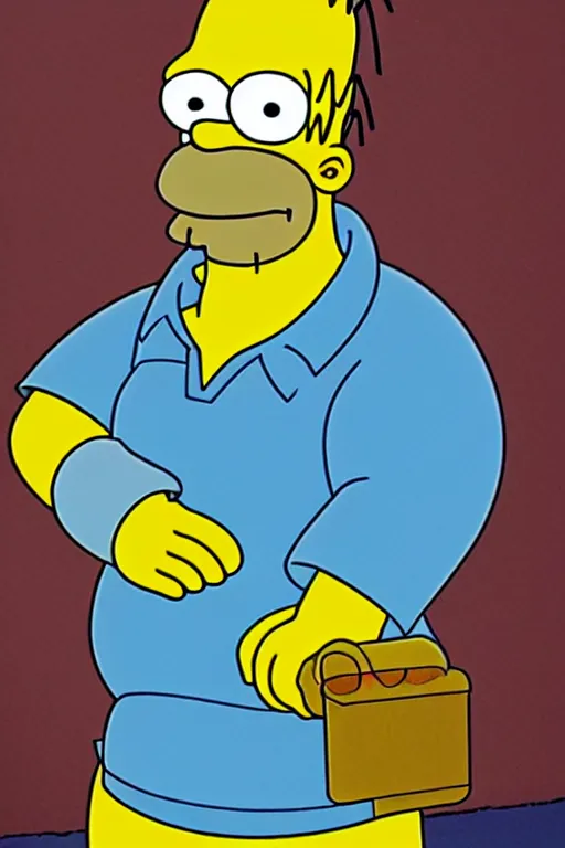 Image similar to homer simpson in real life