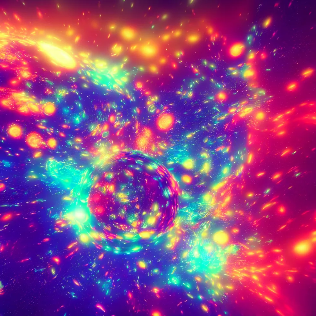 Prompt: colorful magic singularity in space, psydelic, ultra detailed, octane render, 8 k