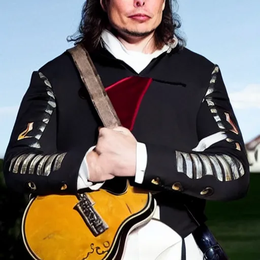 Image similar to elon musk as a musketeer