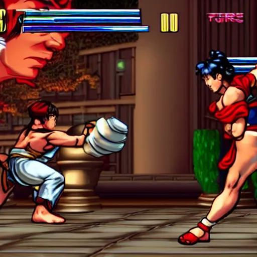 Funny Super Street Fighter 2 Turbo animation depicts Ryu taking a