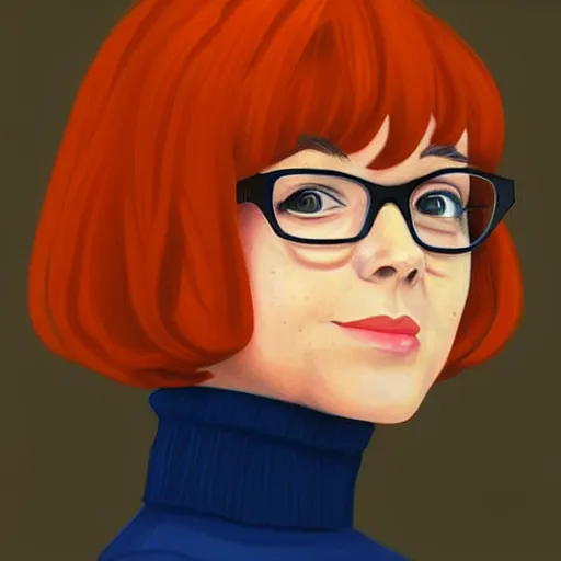 Velma Dinkley from Scooby Doo in court for falsely, Stable Diffusion