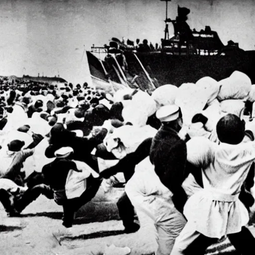 Image similar to d - day pillow fight