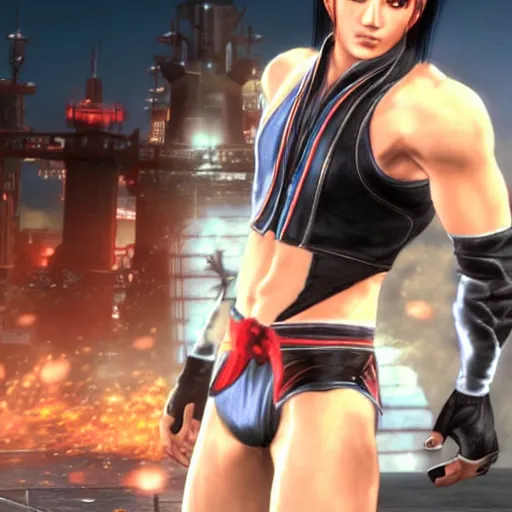 Image similar to jin kazama in dead or alive